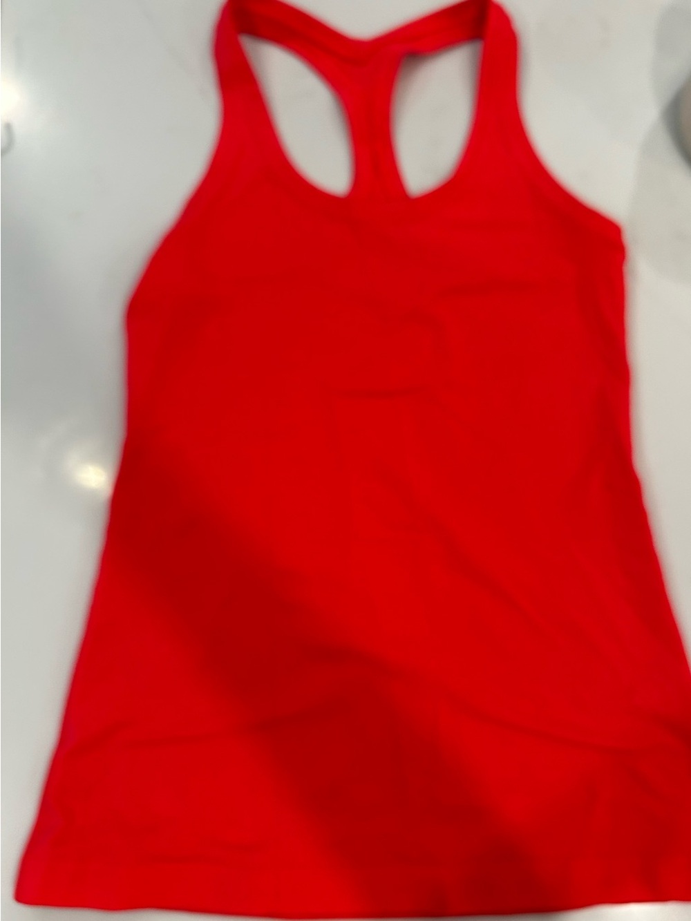 Lululemon Pink (looks red in the pic) Racerback Tank Top
